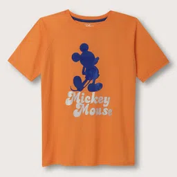 Blue Giraffe Boys Mickey Mouse Printed Pure Cotton T-shirt-picture-58
