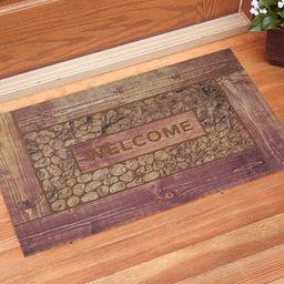 Gallery99 Brown Abstract Printed Anti-Skid Doormat-picture-27
