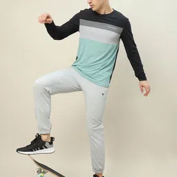 Technosport Men Colourblocked Round Neck Slim Fit Tshirt-picture-32