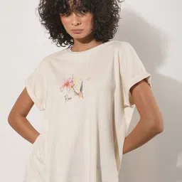 RAREISM Loose Fit Cotton T-shirt-image-8