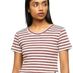 Pepe Jeans Striped Cotton Slim Fit T-shirt-image-49