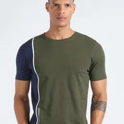 Flying Machine Crew Neck Cotton Slim Fit Tshirt-picture-21