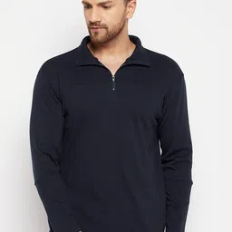 Hypernation Polo Collar Cotton Slim Fit T-shirt-picture-21