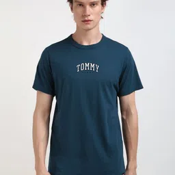 Tommy Hilfiger Men Printed Round Neck Cotton Slim Fit T-Shirt-picture-44