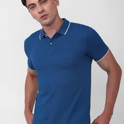 Peter England Casuals Polo Collar Slim Fit T-shirt image 1