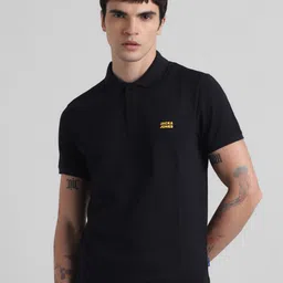 Jack & Jones Polo Collar Slim Fit Pure Cotton T-shirt image 1