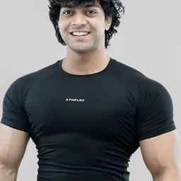 Athflex Round Neck Slim Fit T-shirt-picture-13