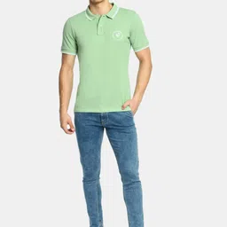 SQUIREHOOD Polo Collar Cotton Slim Fit T-shirt-picture-34