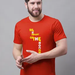 Friskers Typography Printed Cotton Slim Fit T-shirt-picture-26