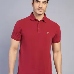 JADE BLUE Polo Collar Pure Cotton Slim Fit T-shirt-picture-45