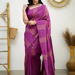Sidhidata Embellished Zari Silk Blend Designer Banarasi Saree-picture-30