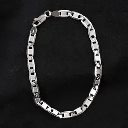 Clara Men Sterling Silver Link Bracelet image 1