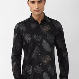 SIMON CARTER LONDON Men Slim Fit Printed Casual Pure Cotton Shirt-picture-37