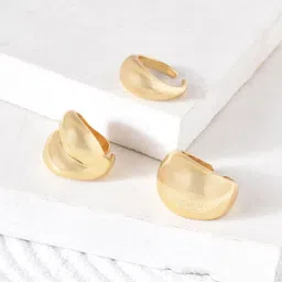 JOKER & WITCH Set Of 3 Gold Plated Finger Rings-picture-13
