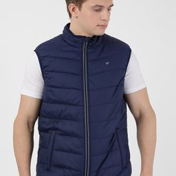 t-base Men Blue Windcheater Puffer Jacket-picture-40
