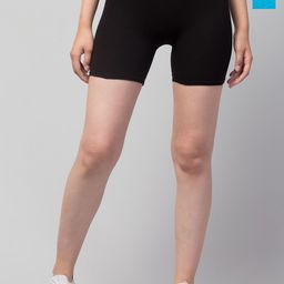 Apraa & Parma Girls Pack Of 2 Mid Rise Skinny Fit Pure Cotton Cycling Sports Shorts-picture-39