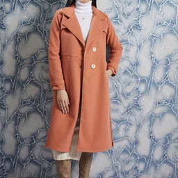 Athena Woollen Single Breasted Trench Coat image 1