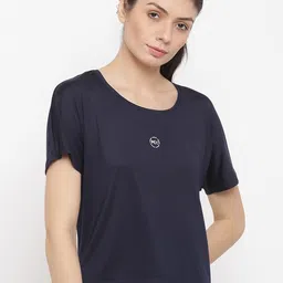 MKH Women Navy Blue Dri-FIT Sports T-shirt-picture-38