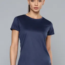 HRX by Hrithik Roshan Women Navy Blue Running T-shirt-picture-18