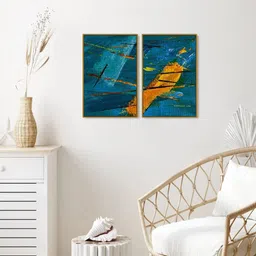999Store Set Of 2 Abstract Painting Wall Art-image-72