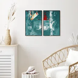 999Store Set Of 2 Abstract Painting Wall Art-image-71