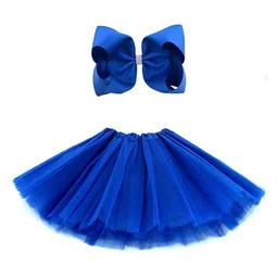 TILISM Girls Flared Skirt With Bow-picture-7