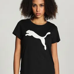 Puma Women Evostripe Brand Logo Printed T-Shirt-image-98
