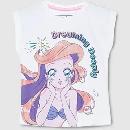 max Girls Printed Pure Cotton T-shirt-picture-10