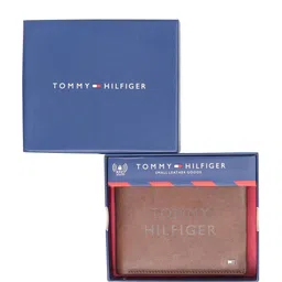 Tommy Hilfiger Men Typography Printed Leather Two Fold Wallet-picture-30
