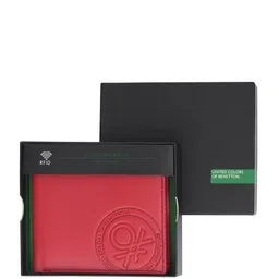 United Colors of Benetton Men Textured Leather Two Fold Wallet-picture-18