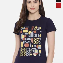 Fabflee Pack Of 3 Typography Printed Cotton T-Shirt-picture-18