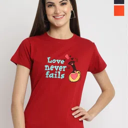 Fabflee Pack Of 3 Typography Printed Cotton T-Shirt-picture-41