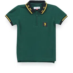 U.S. Polo Assn. Kids Boys Polo Collar Pure Cotton T-Shirt-picture-35