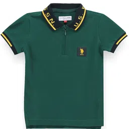 U.S. Polo Assn. Kids Boys Polo Collar Pure Cotton T-shirt-picture-52