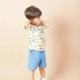 Ola! Otter Kids Conversational Printed Oversized T-shirt-picture-31
