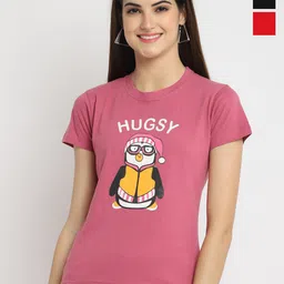 Fabflee Pack Of 3 Graphic Printed Cotton T-shirt image 1