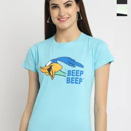 Fabflee Pack Of 3 Typography Printed Cotton T-shirt-picture-34