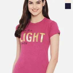 Fabflee Pack Of 3 Typography Printed Cotton T-shirt-picture-33