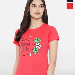 Fabflee Pack Of 3 Typography Printed Cotton T-shirt-picture-42