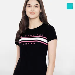 Fabflee Pack Of 3 Typography Printed Cotton T-shirt-picture-22