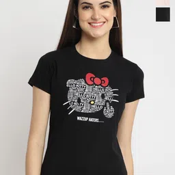 Fabflee Pack Of 3 Typography Printed Cotton T-shirt-picture-24