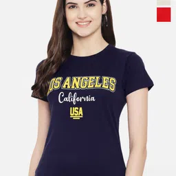 Fabflee Pack Of 3 Typography Printed Cotton T-shirt-picture-33