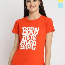 Fabflee Pack of 3 Typography Printed Cotton T-shirt-picture-30