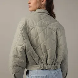 AMERICAN EAGLE OUTFITTERS Pure Cotton Puffer Jacket-image-69