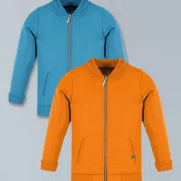 3PIN Boys Pack Of 2 Fleece Lightweight Bomber Jackets-picture-49