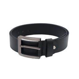 Kara Men Black Textured Leather Formal Belt-picture-48
