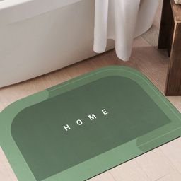 Story@home Green Nappa Leather Printed Encore Doormat-picture-40
