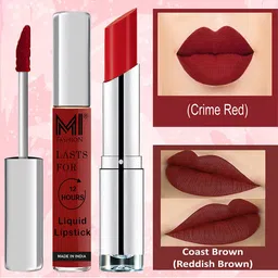 MI FASHION Set of The Best of Valentine Gift Liquid Lipstick & Creamy Matte Lipstick-picture-46