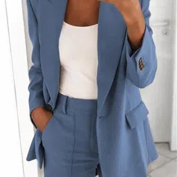 StyleCast Blue Longline Tailored Jacket-picture-39