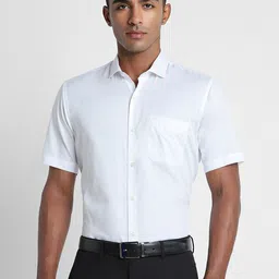 Peter England Short Sleeves Formal Shirt-picture-23